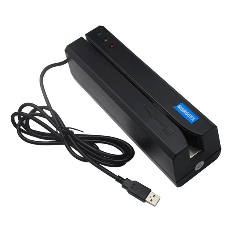 

MSR605X Magnetic Stripe Card Reader Writer Encoder USB HiCo loco 3Tracks msr206