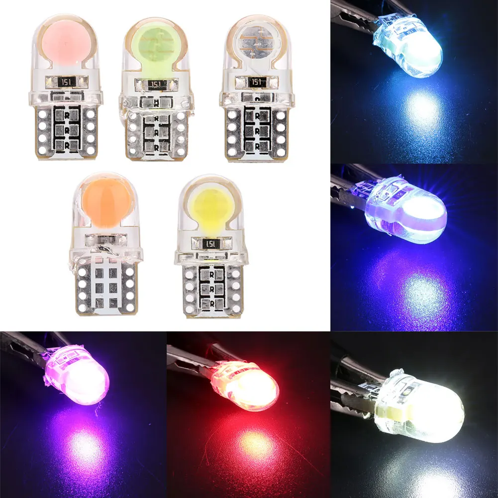 

T10 W5W COB 147 194 Width Light License Panel Lights Turn Signal Lamps Bulbs