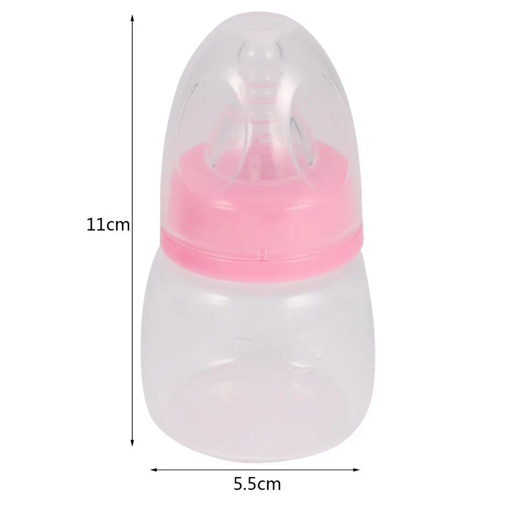 

Portable Convenient Infant Baby 0-18 Months Feeder 60ML PP Nursing Juice Milk Mini Hardness Bottle