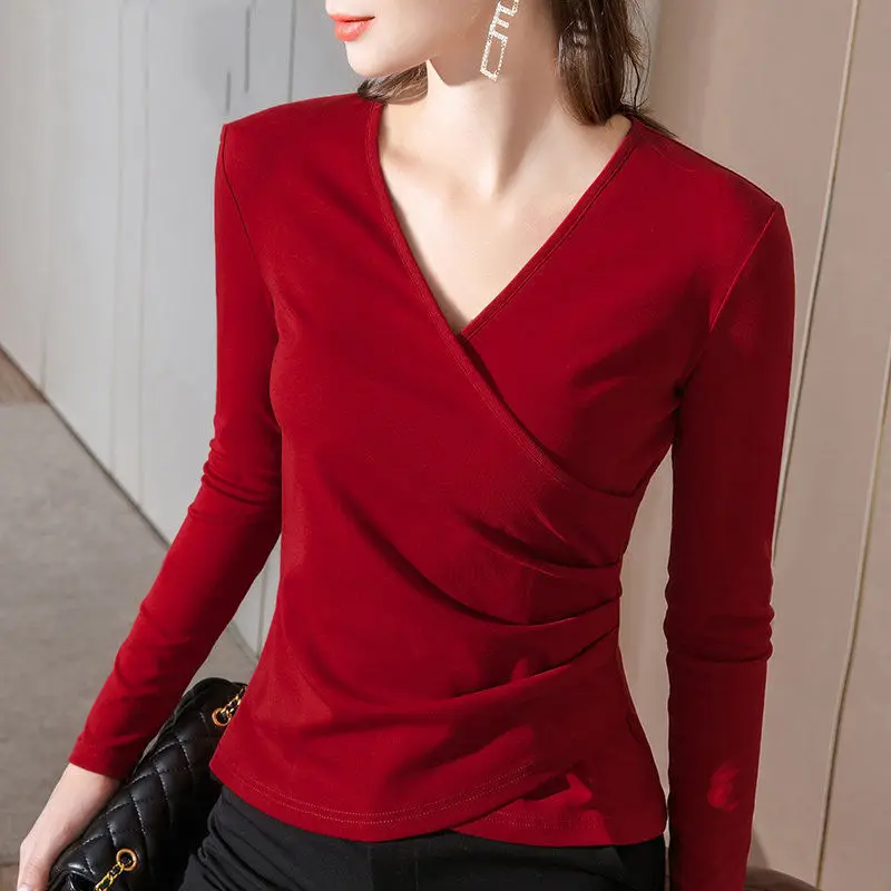 

2021 new high quality women's T-shirt solid T-shirt