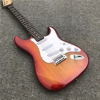 stock tomato and egg electric guitar white guard real photos wholesale and retail modifiable custom signature