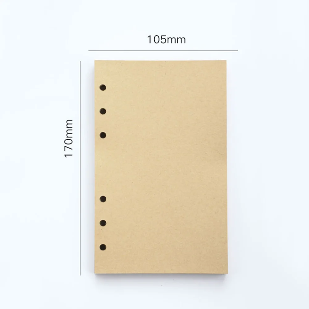 

1 Pc A6 Retro Notebook Rope Winded Notebook Loose-Leaf Diary Travel Notebook for Teachers Students (Brown)