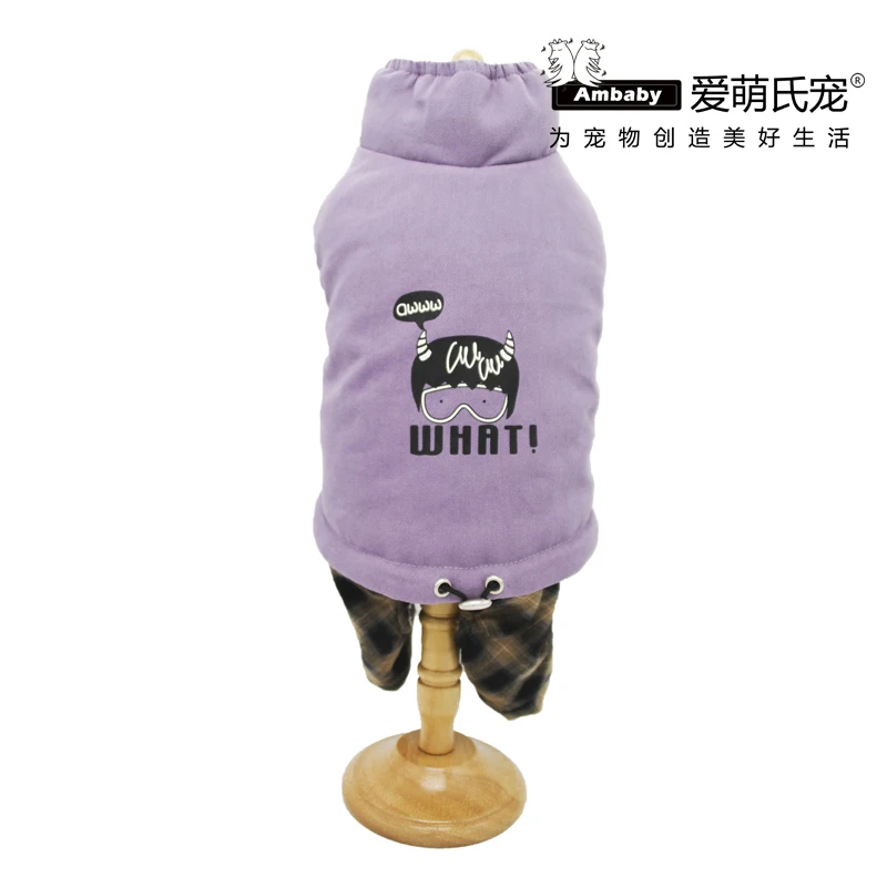 Ambaby демисезонная одежда для домашних животных продукты толстые теплые зимние комбинезоны для собак пальто Одежда для куртки для маленьких средних и больших размеров Домашние животные, собаки и кошки