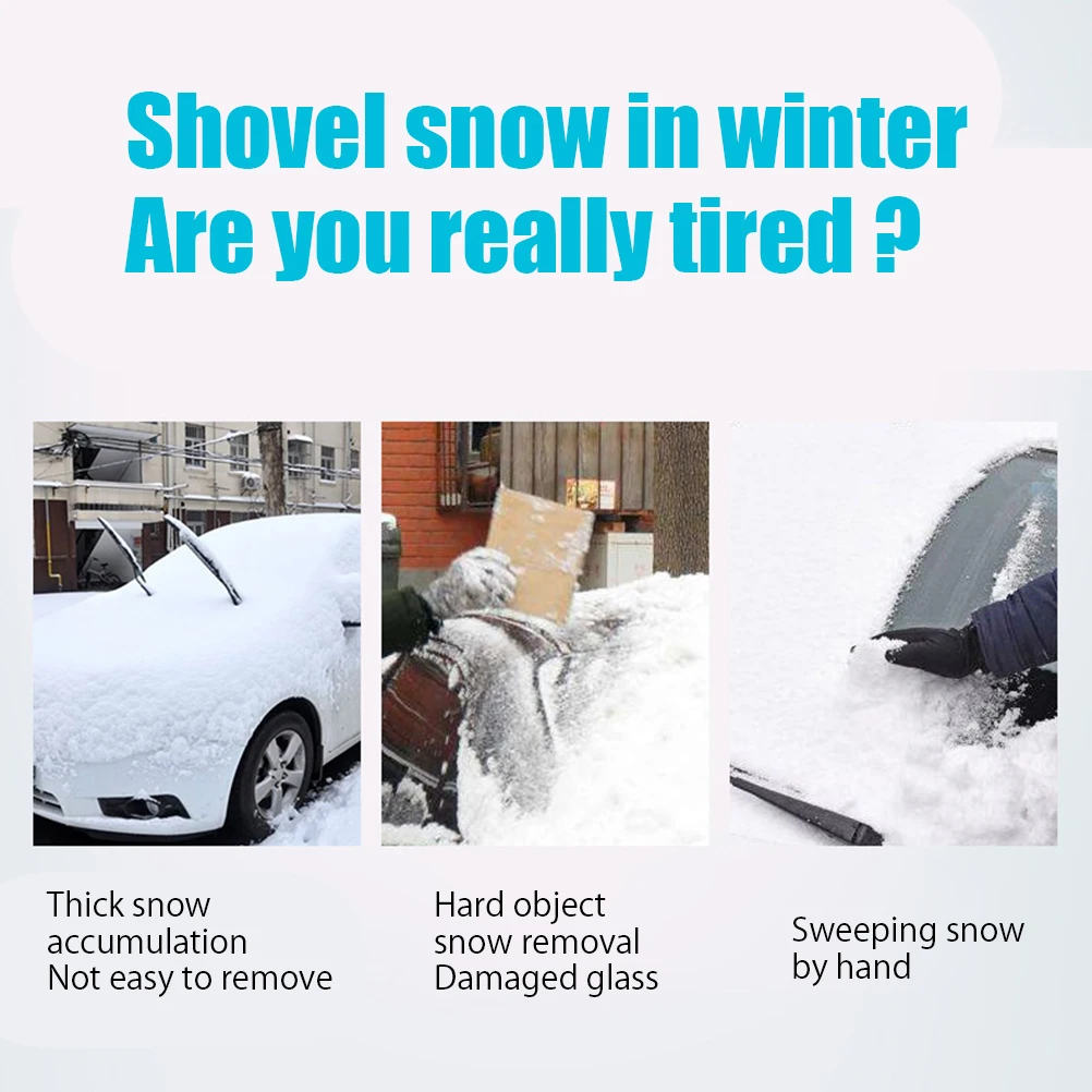 

Car Winter Snow Removal Shovel Retractable With Glove Plus Velvet To Keep Warm Snow Removal Shoveling Frost And Snow Ice Scraper