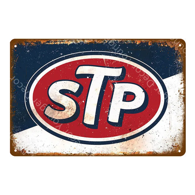 Подвесные двигатели Оловянное устройство декор STP Tiger металлические оловянные