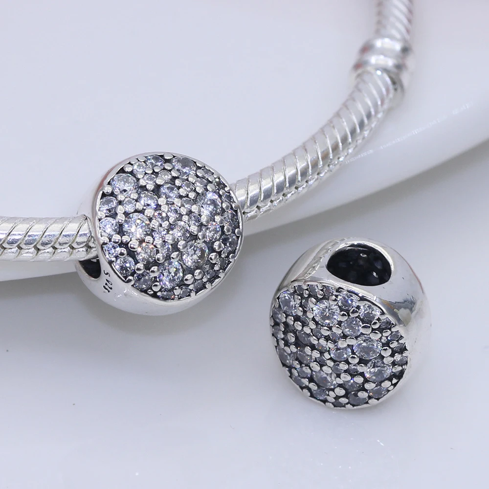 

Fit Original Pandora charms bracelet beads S925 sterling silver Gypsophila beads female fashion jewelry girlfriend gift