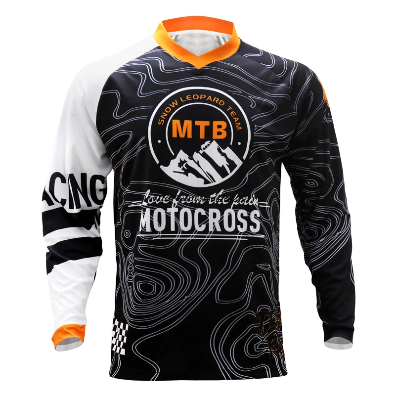 2021 с длинным рукавом Crossmax Moto Джерси Горный велосипед ткань MTB велосипеда футболка