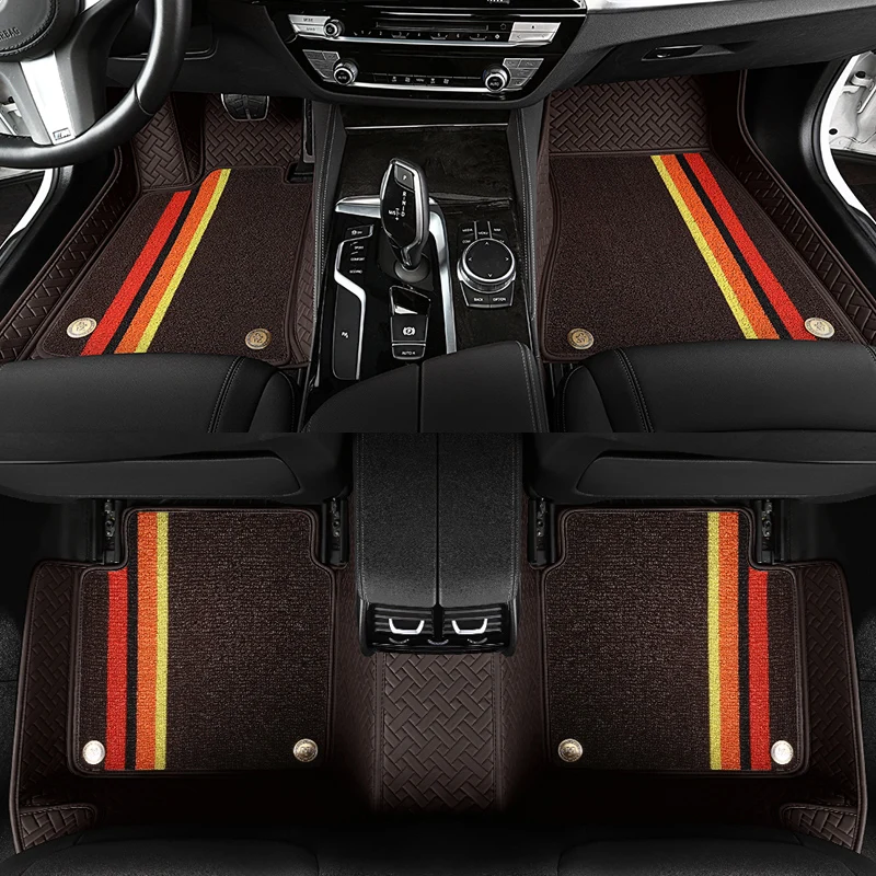 

Custom car floor mat For Roewe 350 950 I6 E950 Rx5 Rx5 Ei6 Rx3 360 E50 750 W5 550 E550 Double Foot Mats