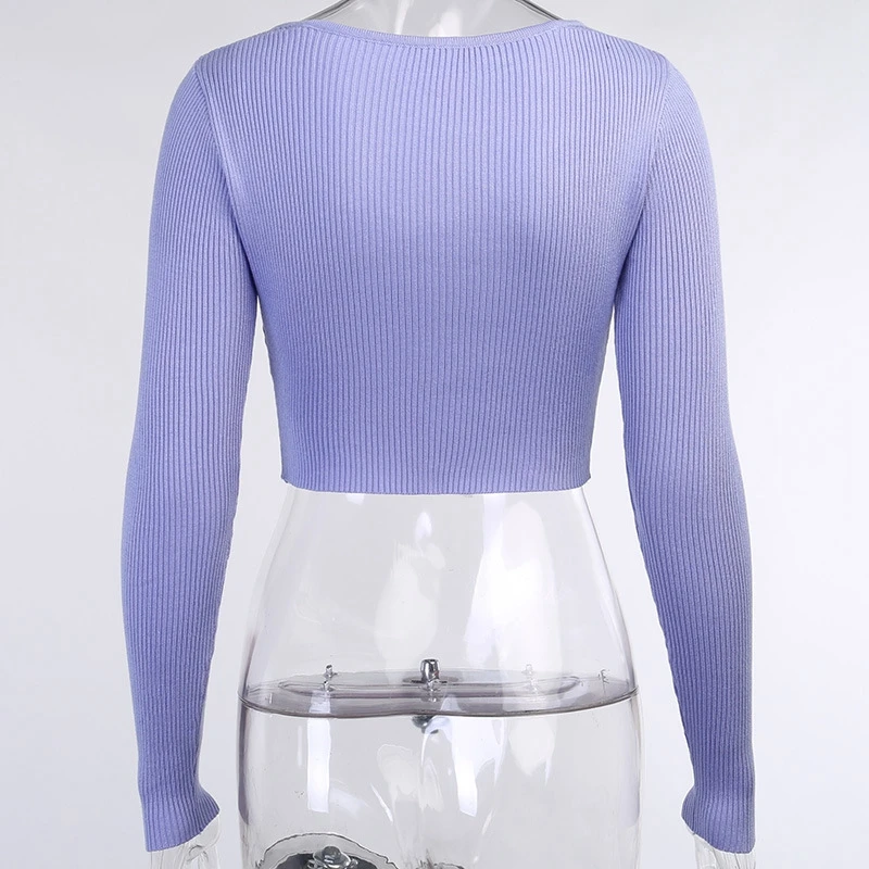 

Lyprerazy Women's Long Sleeve Knitted Sweater Jumper Ladies Sexy V Neck Slim Pullover T Shirt Tops