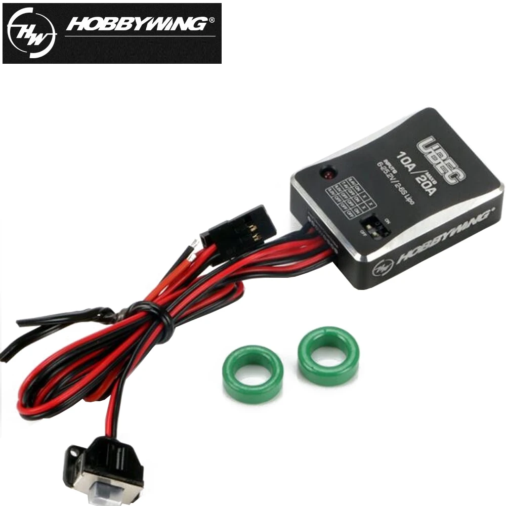 1 шт. Hobbywing 10A 2-6 S/25A 3-18S UBEC модуль внешнего переключения модуль для DIY FPV мини гоночный Квадрокоптер Дрон