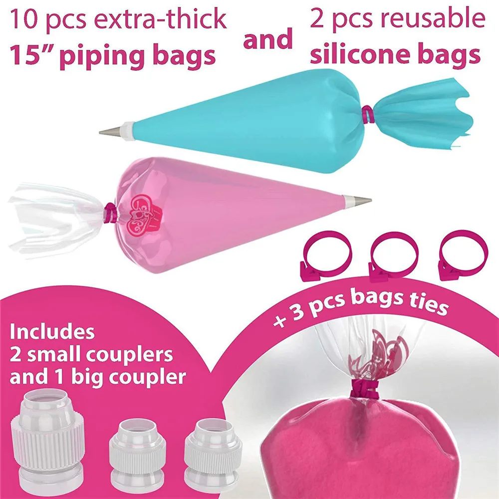 92 шт. инструменты для украшения тортов кремообразные Кондитерские насадки