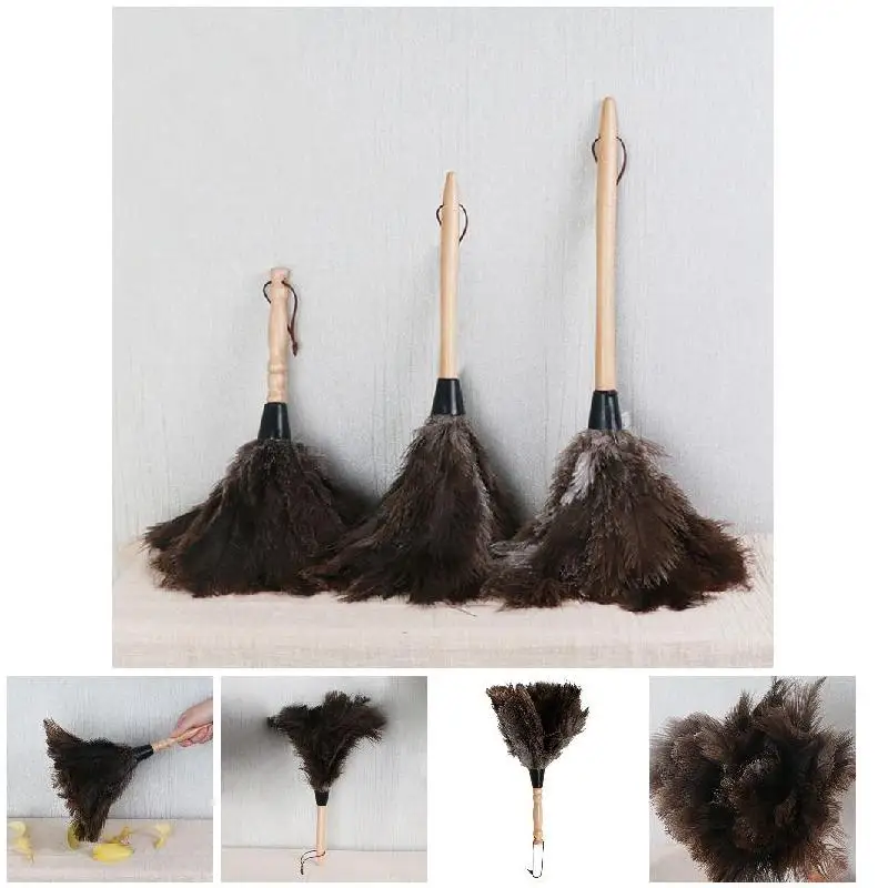 Щетка с перьями и мехом для пыли противостатическая мягкая щетка домашнего