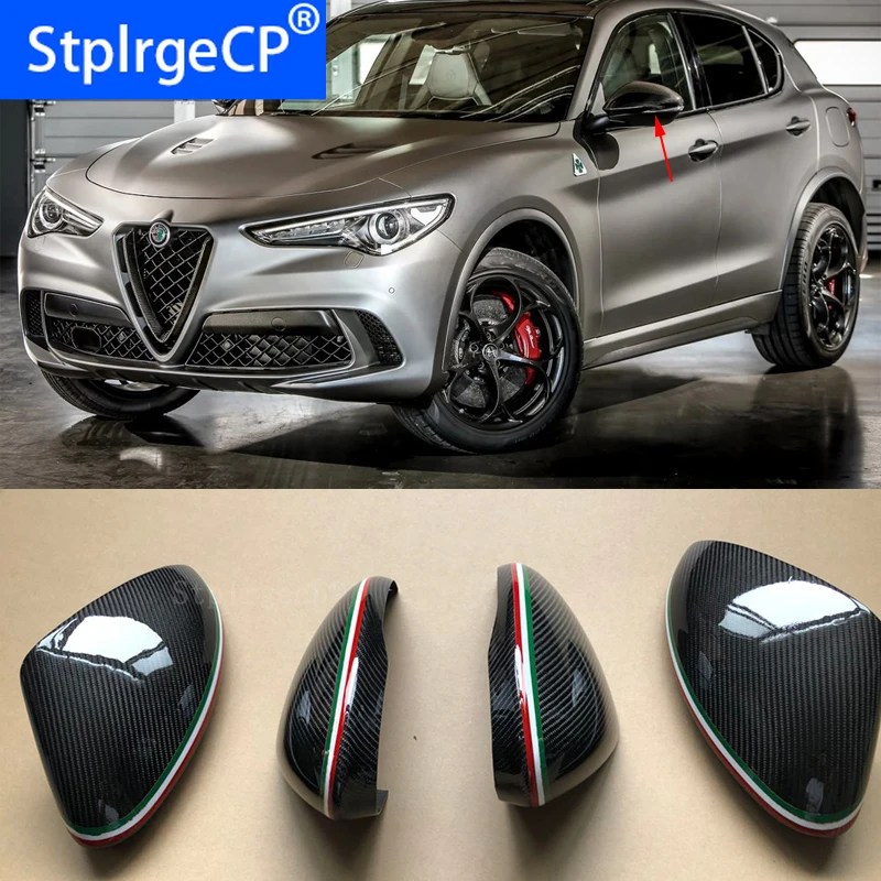Аксессуары для Alfa Romeo Giulia 952 Stelvio 949 2016-2019 100% натуральное углеродное волокно