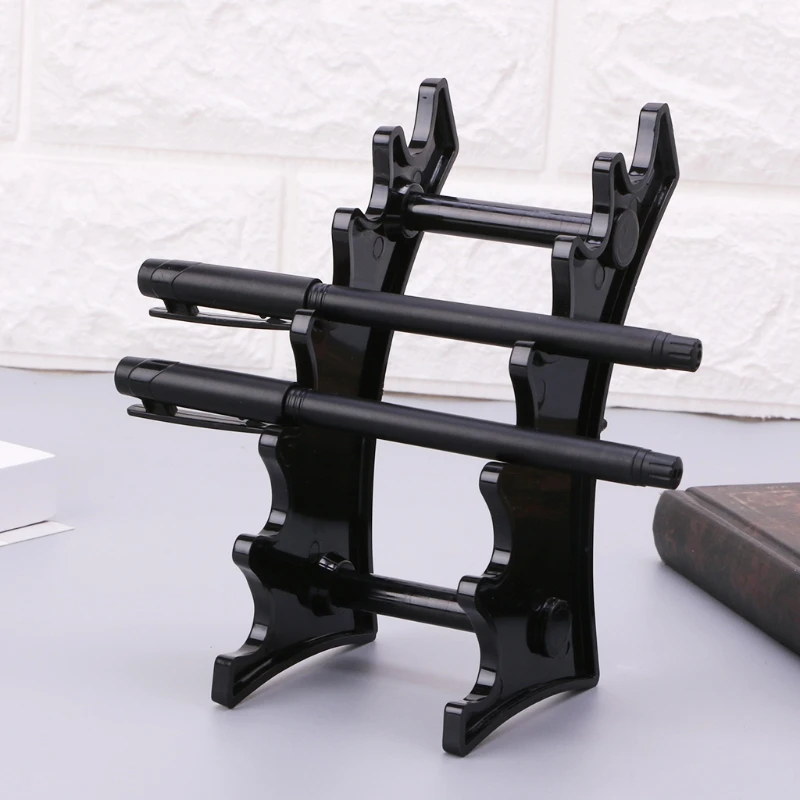 

Makeup Brush Eyeshadow Pencil Pen Display Stand 6 Rooms Rack Organizer Holder M17F