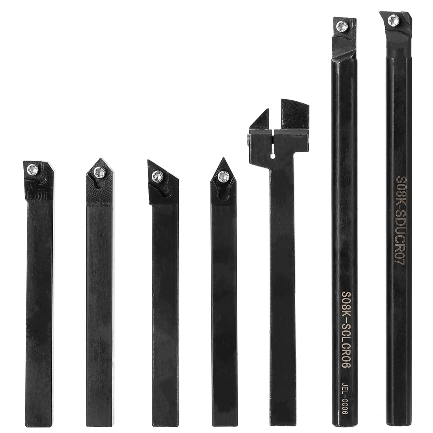 8 мм 7 шт. держатель фрезерного инструмента быстрорежущий КПД токарный станок CNC Arbor с вставкой и гаечным ключом