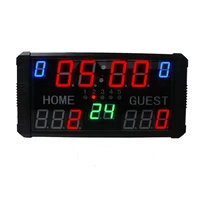 ganxin basketball portable rental small electronic scoreboard with shot clock