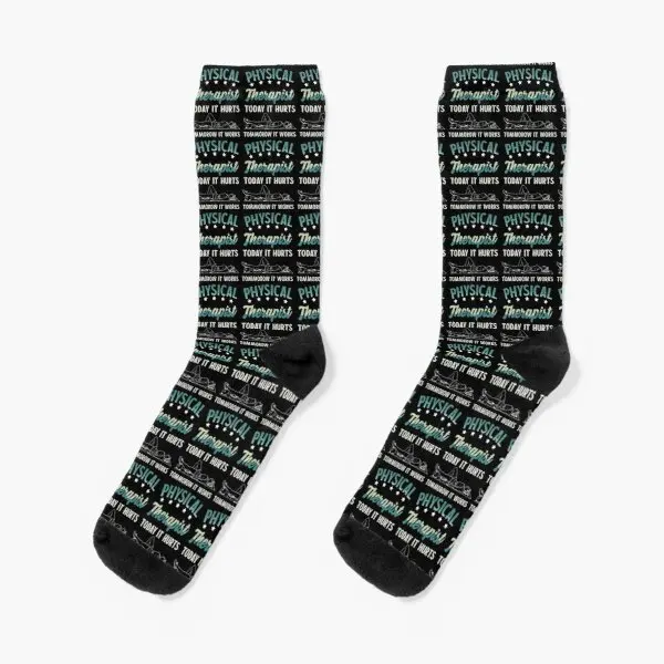 

Physical Therapist Gift Idea Crew Socks Unisex Sports Girls Comfortable Pattern Breathable Mens Women Cotton Short Winter Cute