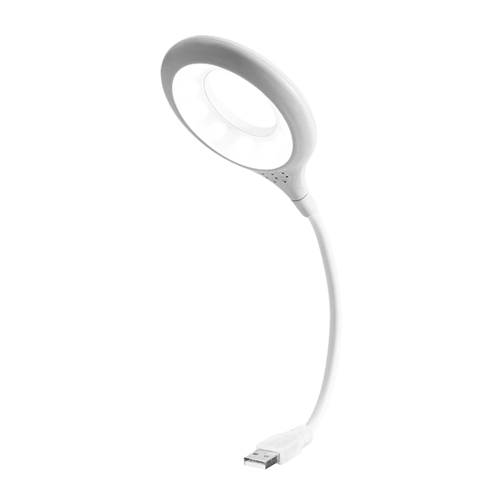 

USB Lighting Flexo Ring Lamp LED Eye Protection Bedroom PC Night Light Portable Travel Dormitory Led Desk Lamp