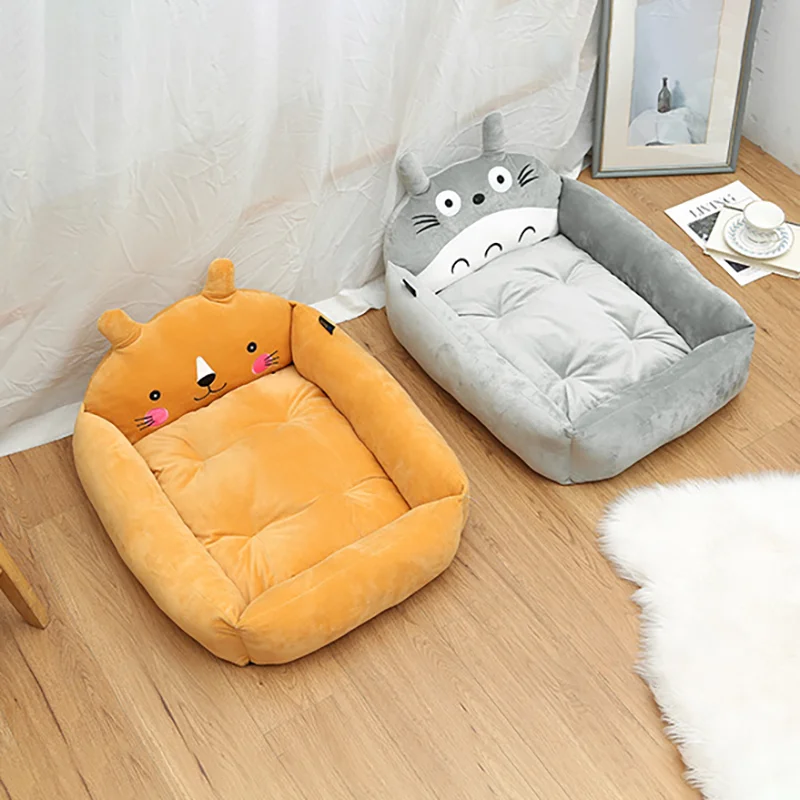 Диван-кровать для собак Мягкий Глубокий коврик домашних животных Теплый кошачье