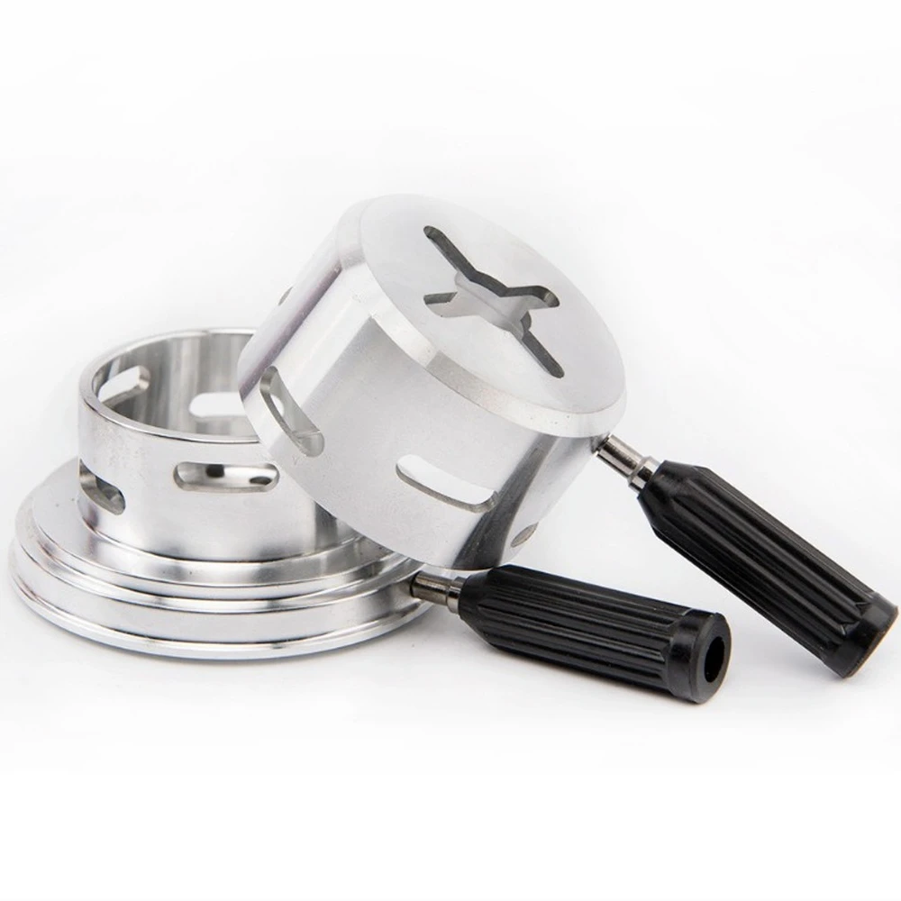 

1 Piece Aluminum alloy Hookah Bowl Hookah Charcoal Burner for Shisha Hookah Charcoal Holder Narguile Lighter Hookah Accessories
