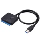 Переходник с USB 3,0 на SATA 3, переходник с SATA на USB, кабели с поддержкой 2,53,5 дюйма, внешний адаптер для жесткого диска, SSD, жесткого диска