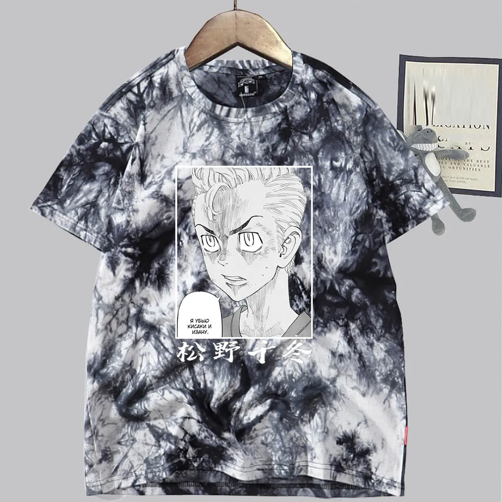

Tokyo Revengers Print T Shirt Men Tops Loose Summer Short-sleeve Male T-shirt