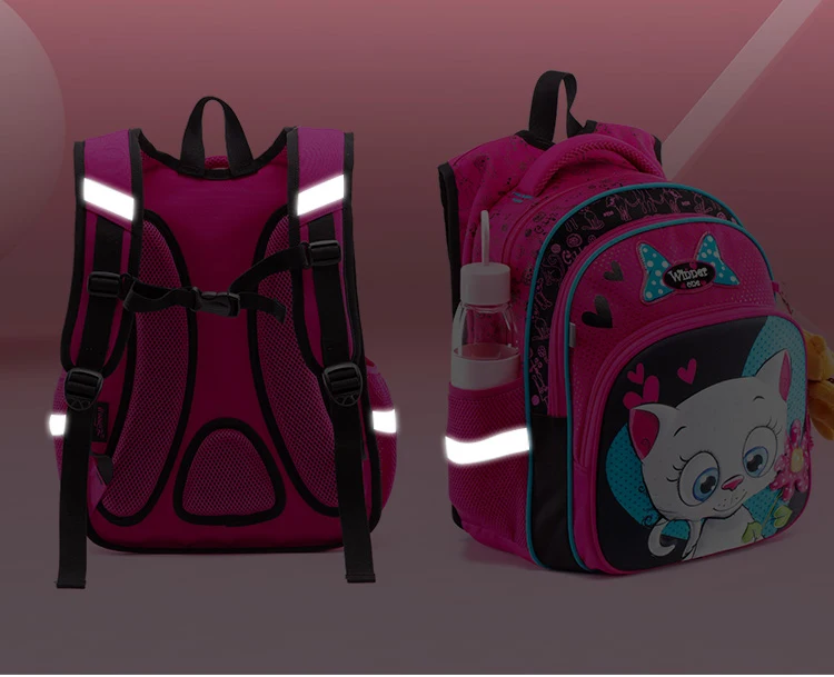 

High Quality School Bags Cartoon Pattern Backpack For Girls Boys Children Orthopedic Backpacks Primary mochila escolar Grade 1-3