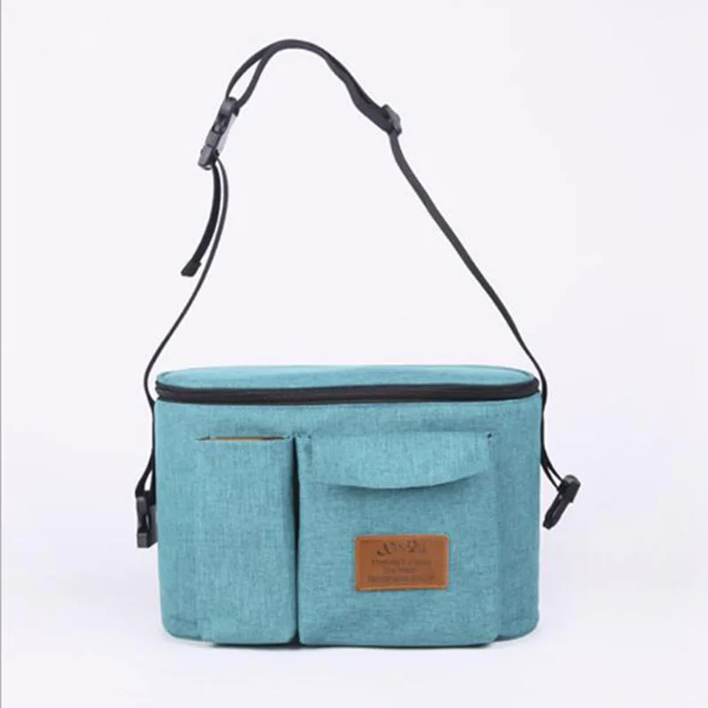 31x18x20cm-Blue Сумка для подгузников, сумка-Органайзер для детской коляски с рисунком совы, большая вместительность, сумка для коляски, сумка для пеленания, аксессуары для коляски - Цвет: 31x18x20cm-Blue