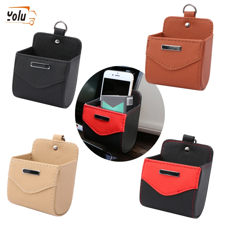 

Женская сумка для хранения на вентиляционную решетку, аккуратный органайзер для хранения автомобильных аксессуаров, карманный контейнер д...