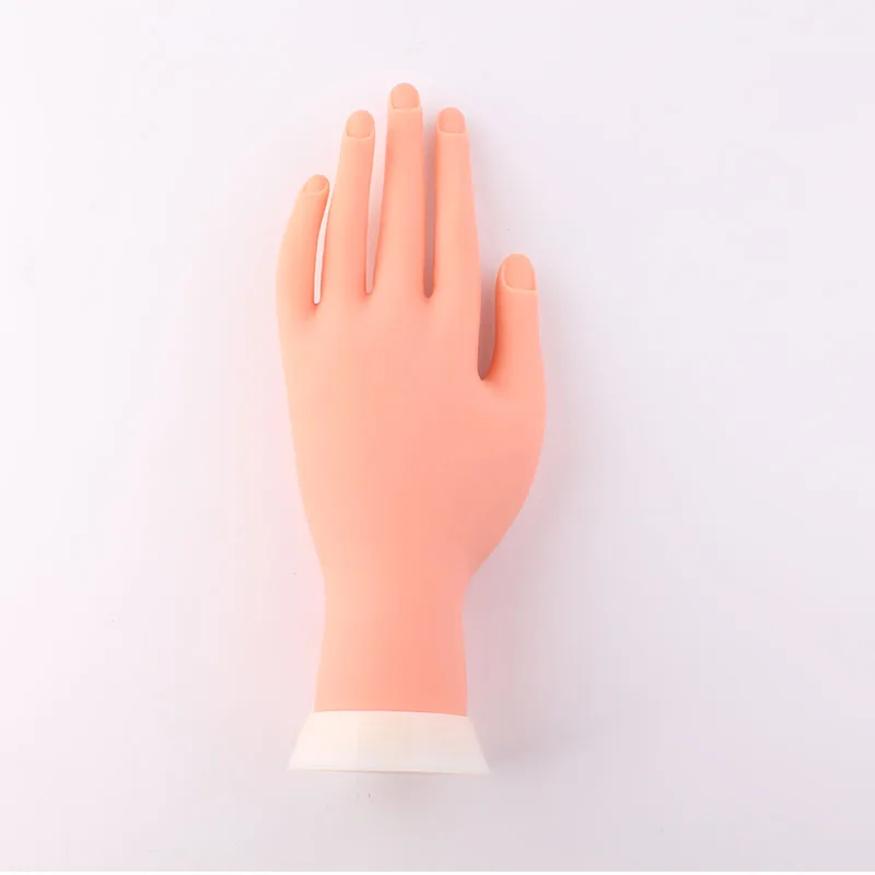 Оптовая продажа гибкий протез ручная модель силиконовый Нейл-арт тренировочный