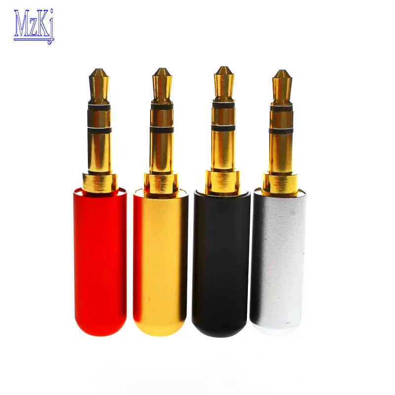 3 шт. позолоченные штекеры для наушников 5 мм | Электронные компоненты и