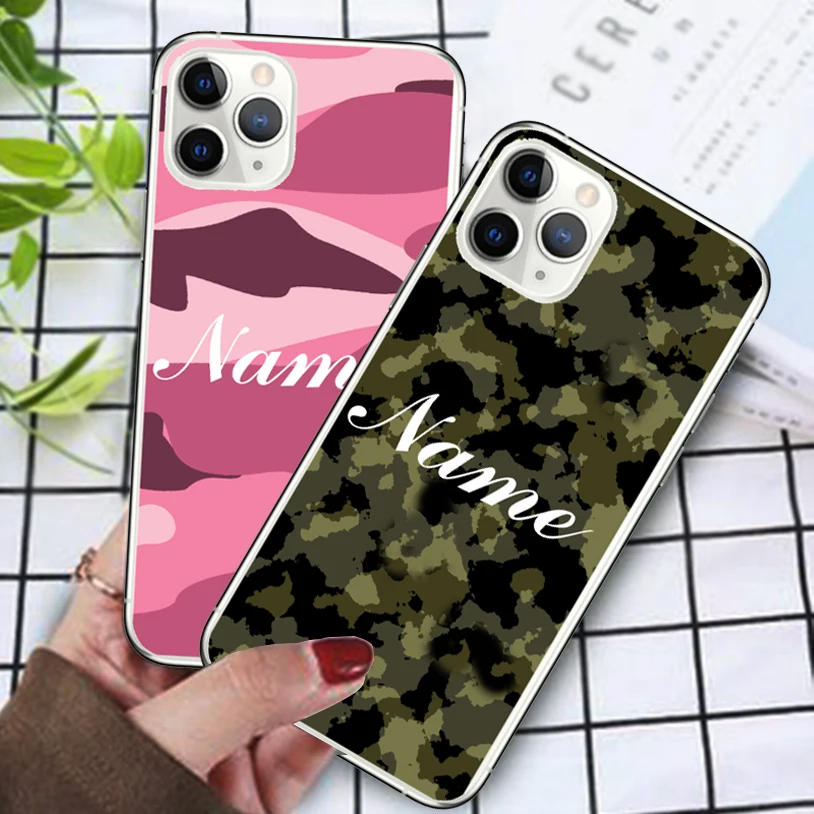 Камуфляжный силиконовый чехол для iphone XR X 11 XS MAX 11PRO 7 8plus pro max 6 6splus 5S SE