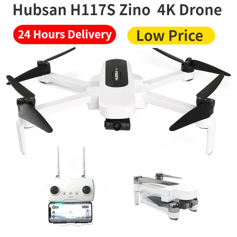 Hubsan H117S Zino GPS Дрон 4K 1 км 5G Wifi FPV UHD камера 3 осевой карданный аэрофотосъемка