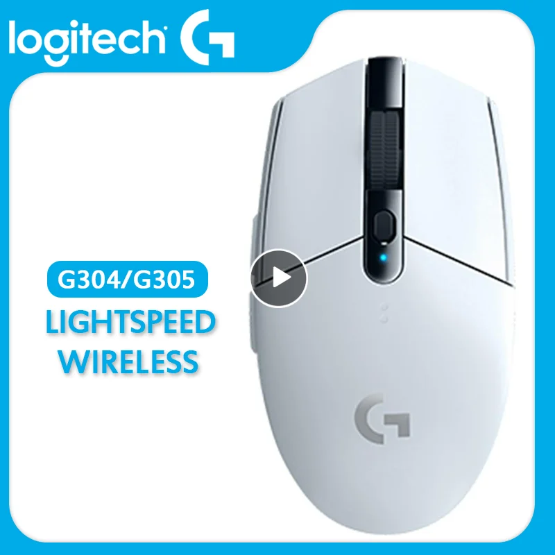 Оригинальная Беспроводная игровая мышь Logitech G305 Lightspeed G304 с сенсором Hero 12000DPI CS GO/LOL