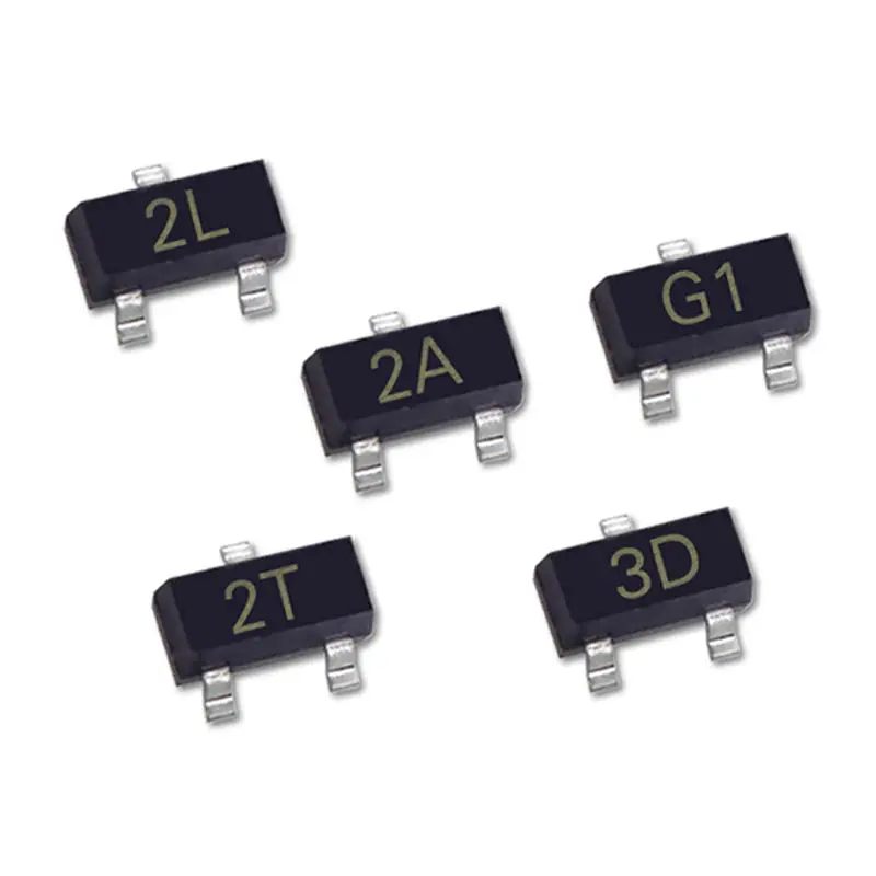 Силовой транзистор SMD NPN MMBT4403 2T MMBT4401 2X MMBT9012 2T1 MMBT2222A 1P MMBT3904 1AM MMBT3906 2A IC SOT-23 50 шт. |