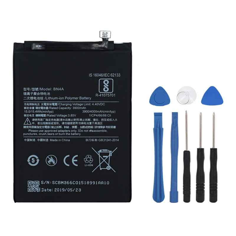 Оригинальный сменный аккумулятор для Xiaomi Redmi Note7 Note 7 Pro M1901F7C BN4A оригинальный