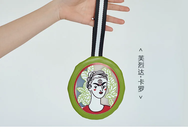Kawaii портмоне для детей девушка ретро Рисунок Живопись модели сумки бумажник сумки Ван Гог маленькие Сумки из искусственной кожи для женщин