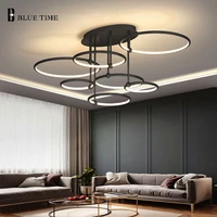 modern chandelier light home round indoor led chandelier lamp for living room bedroom dining room ceiling chandelier lights