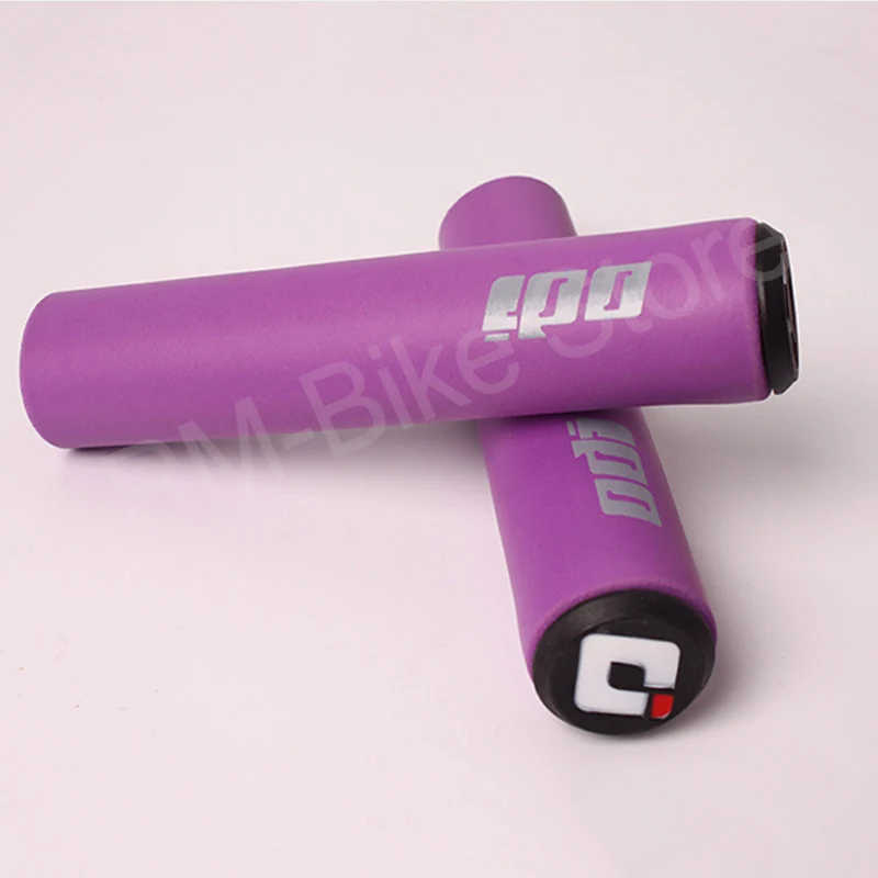 Purple 1 Pair 1 пара ODI Упоры для рук на руль велосипеда MTB ручка противоскользящая амортизирующая мягкая ручка аксессуары для горного велосипеда - Цвет: Purple 1 Pair