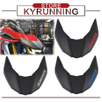 motorcycle front fairing aerodynamic winglets abs wing tip plastic cover with logo protective for g310gs g 310gs 2017 2019