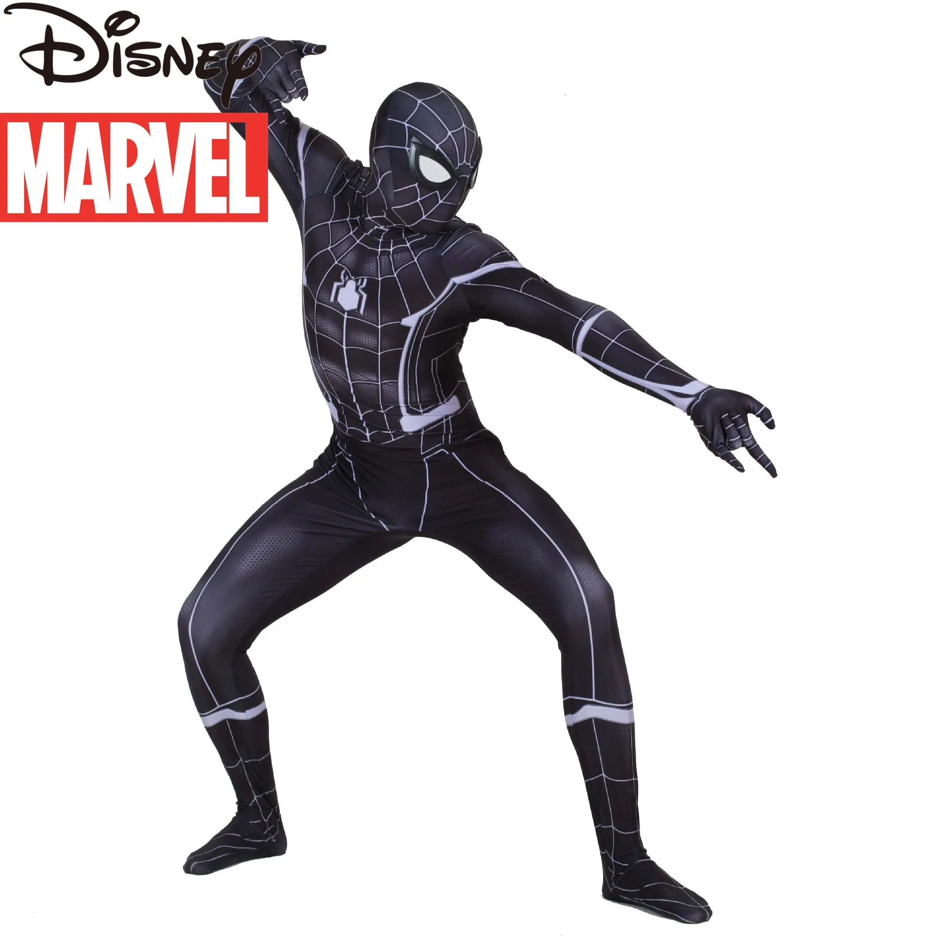 

Disney Marvel Spiderman Adult Children Cosplay3D Printed One-piece Tights Acting Costume Halloween Costume Spiderman