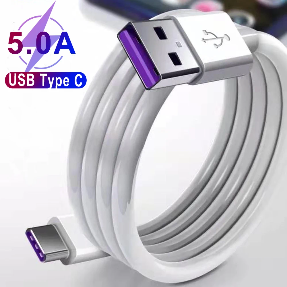 Кабель AFY 5A USB Type C для Huawei mate 20 pro Mate 10 P20 Pro Honor 9 с перезарядкой и синхронизацией
