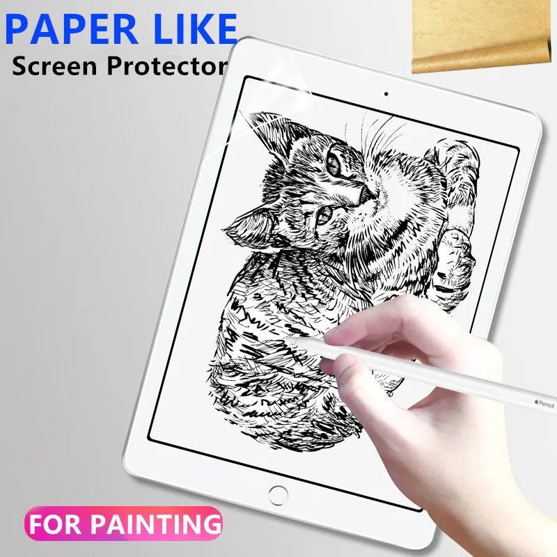 Защитная пленка для экрана в виде бумаги Матовая Антибликовая живопись из ПЭТ Apple