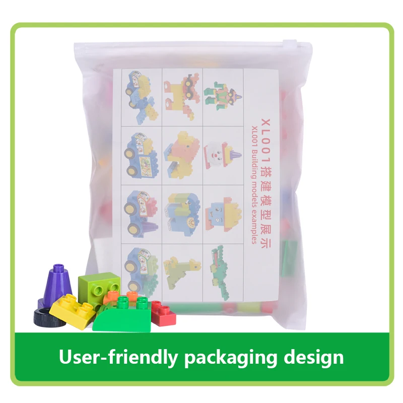 

62Pcs Montessori Puzzle Children Babies Toys Big Size Brick Colorful Bulk Bricks Baseplates DIY Building Blocks Christmas Gifts
