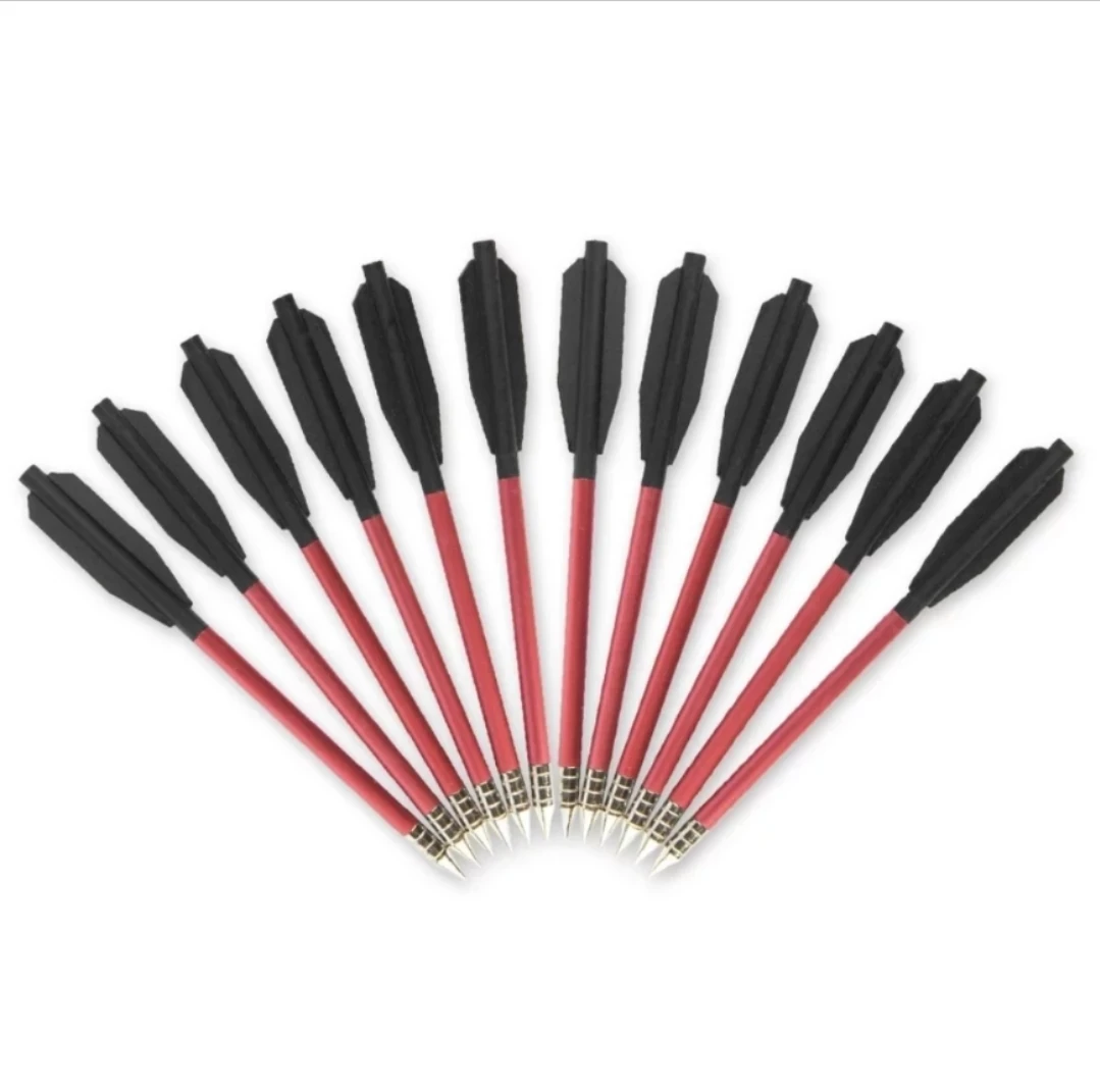 

12pcs 6.2 inch aluminum arrow, 5 colors, suitable for 50-80 lb bow