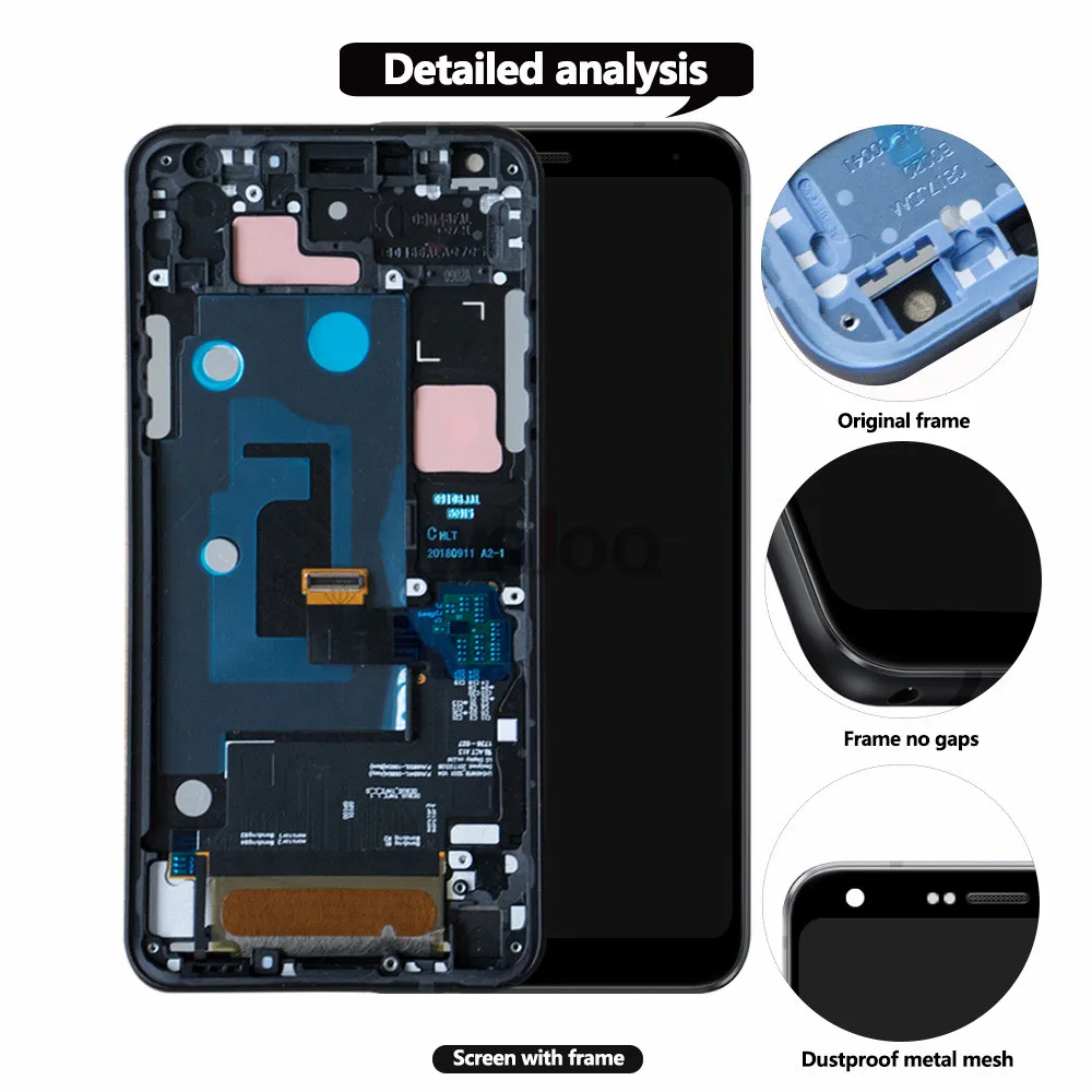 Одна SIM Origina ДЛЯ LG Q7 Q610 ЖК дисплей экран сенсорный дигитайзер сборка Замена|Экраны