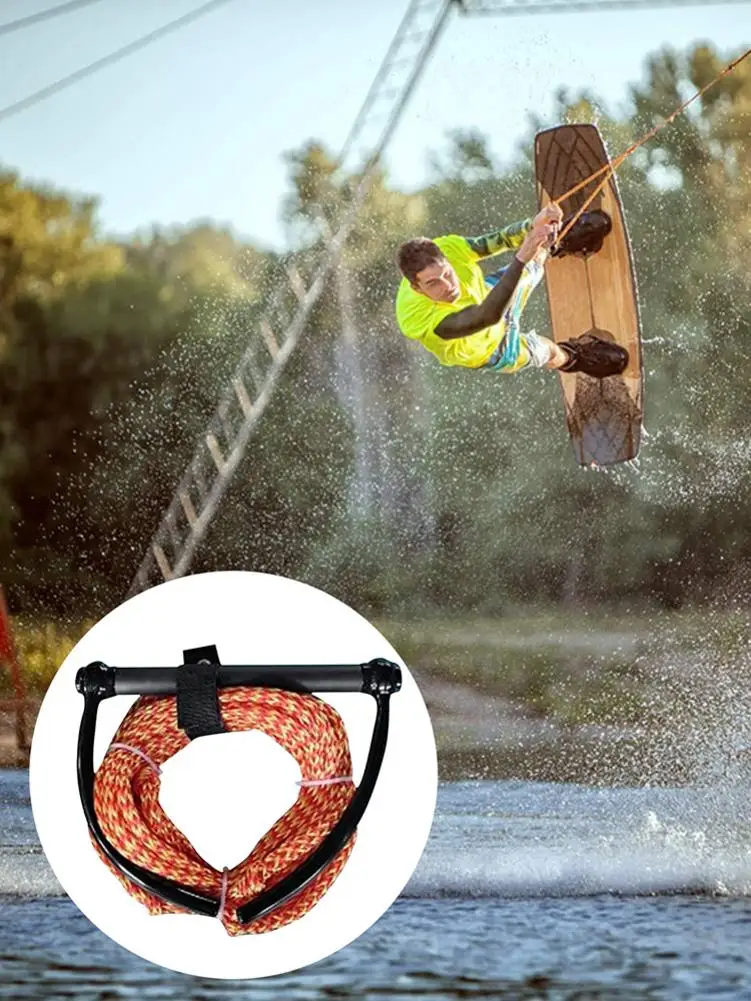 

1Pcs 23m Water Ski Rope Safety Surfing Tow Line Leash Cord With Handle Grip For Wakeboard Kneeboard Surfing