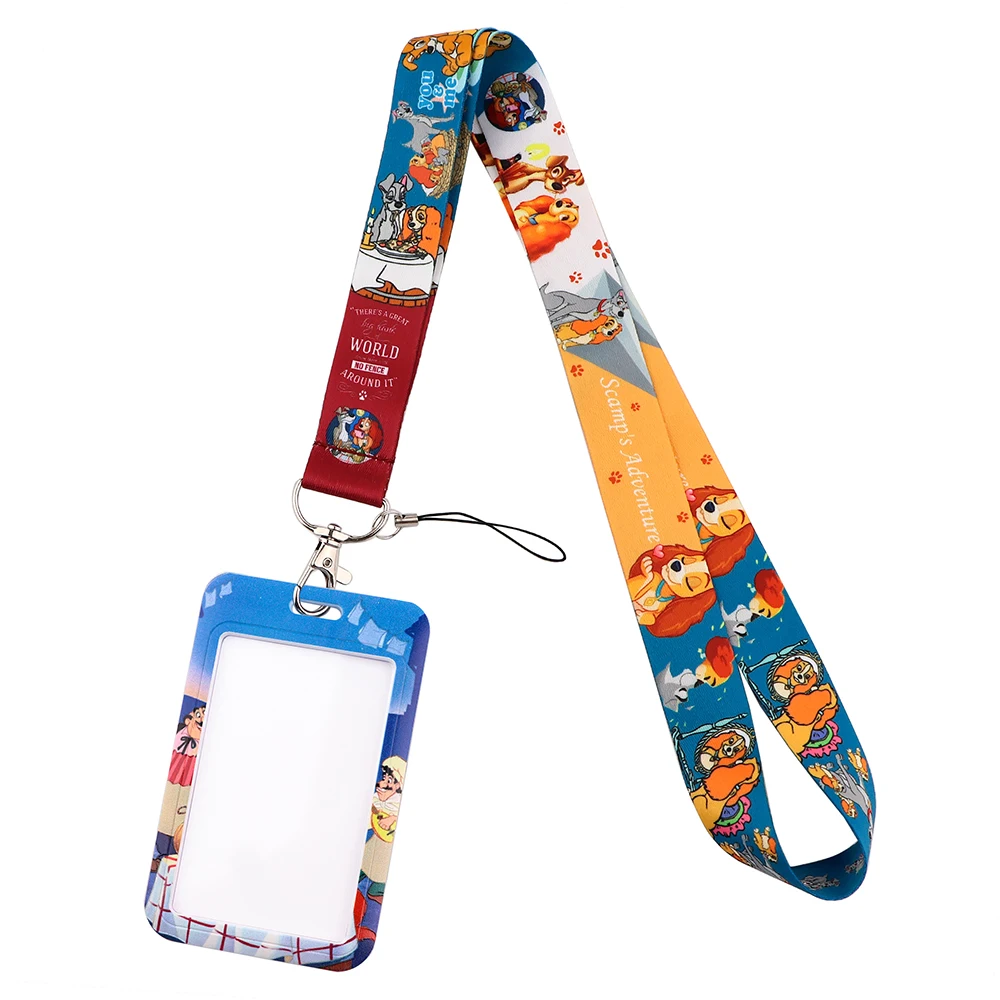 YQ357 Женский и тромбовидный шнурок брелок для банковского кампуса держатель карт