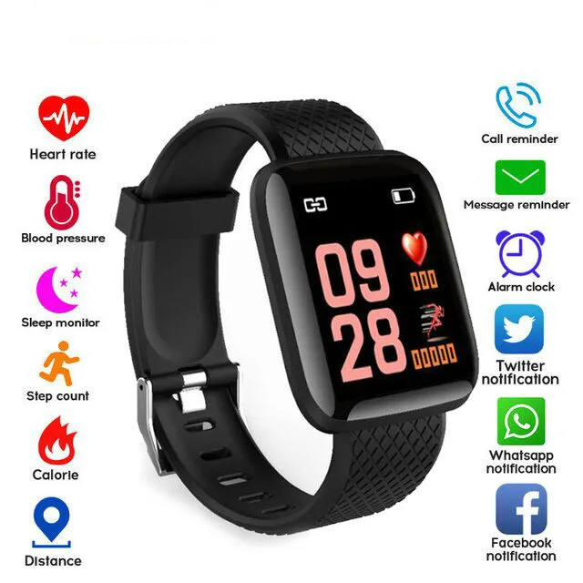 2019 Новые смарт-часы для мужчин и женщин монитор сердечного ритма кровяное