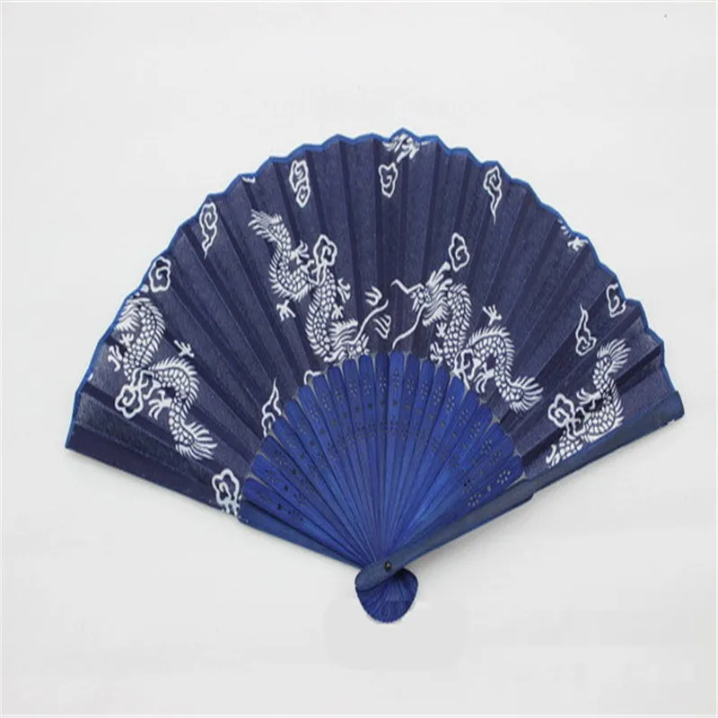 Складной веер из ткани Цветочный Свадебный танцевальный карманный в китайском